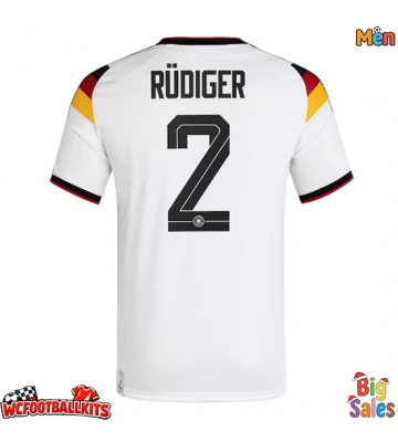 Germany Antonio Rudiger #2 Replica Home Stadium Shirt World Cup 2026 Short Sleeve